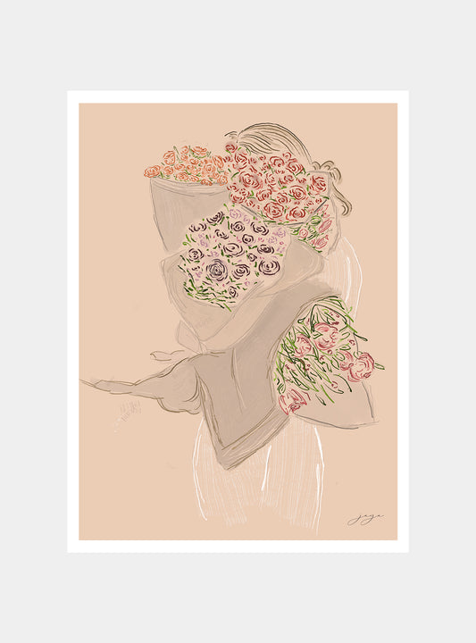 Carrying Too Much Artprint