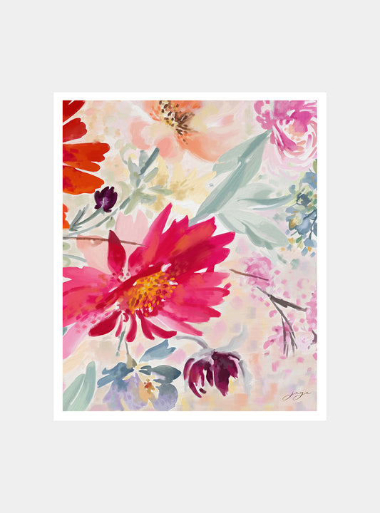 The Loudest Flower (B) Artprint